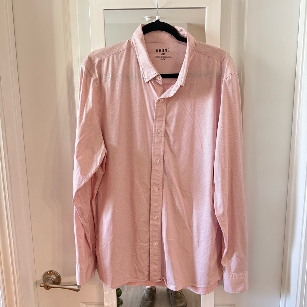 Rhone Men’s Long-Sleeve Button-Down Shirt – Size XL